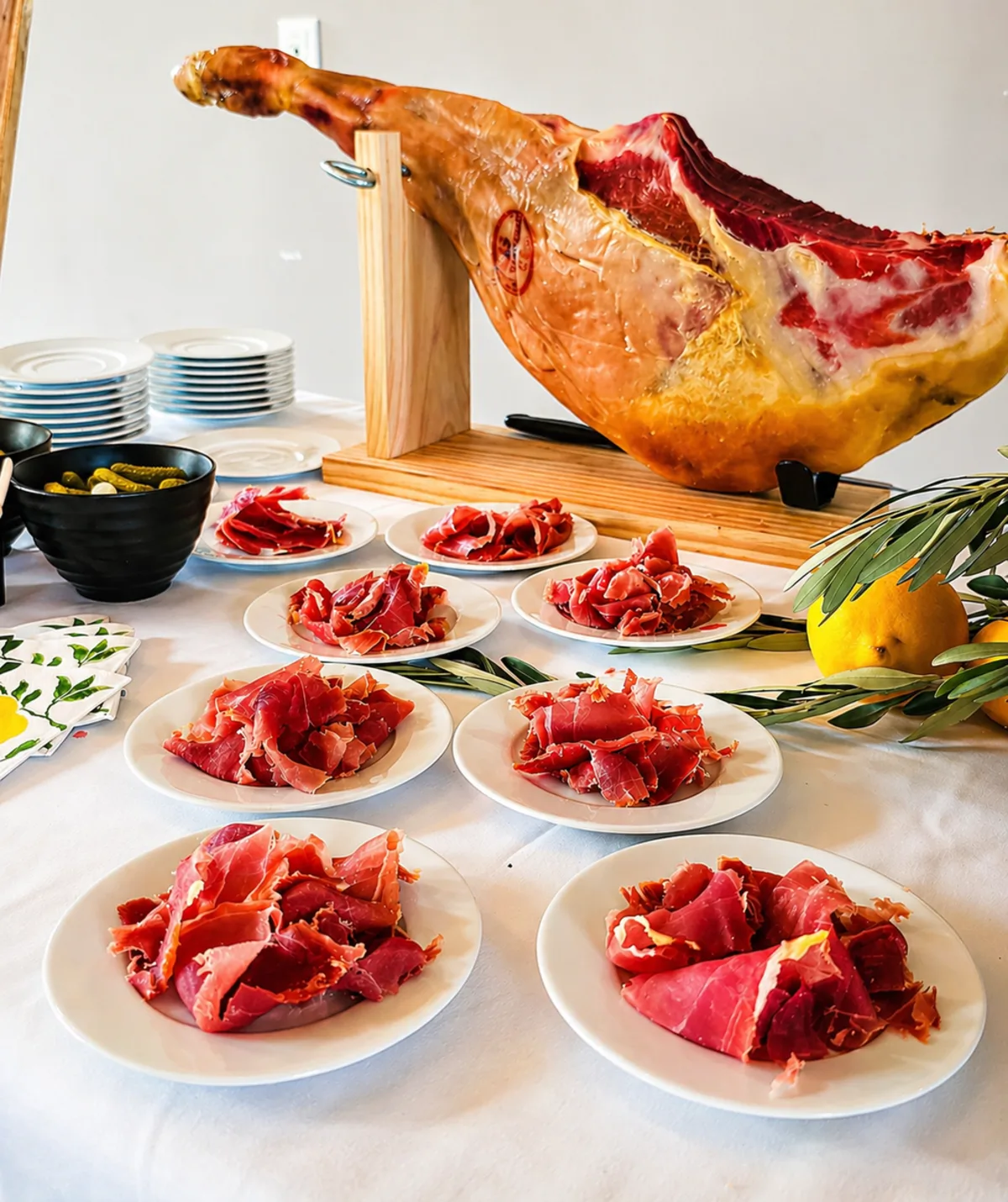 Découpe de jambon