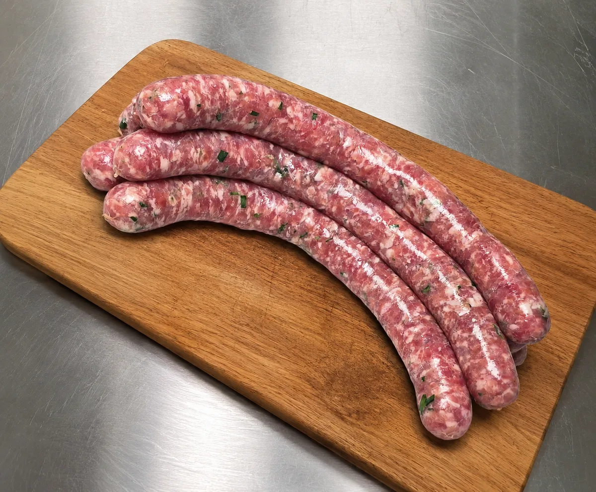 Chipolatas aux herbes fraiche maison
